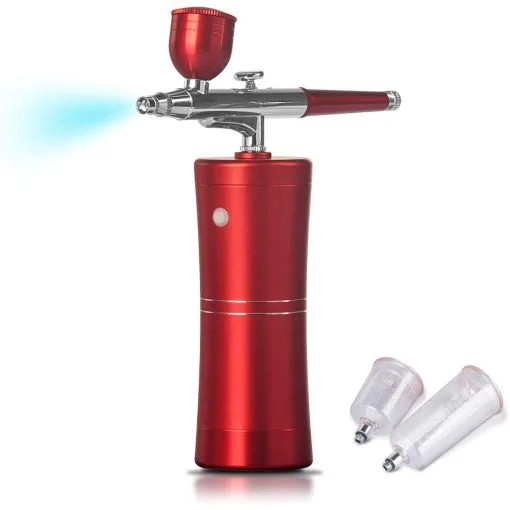 AceFox Auto Airbrush Kit, 30PSI Portable Cordless Airbrush Compressor For Painting, Rechargeable Air Brush Set Spray Gun For Makeup, Nails, Cake Decorating, Stencil, Tattoo 8 AceFox Auto Airbrush Kit, 30PSI Portable Cordless Airbrush Compressor For Painting, Rechargeable Air Brush Set Spray Gun For Makeup, Nails, Cake Decorating, Stencil, Tattoo -Above Ground Pool Store 51QH5WSHiDL. AC US1400